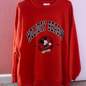 Disney Mickey Mouse Oversized Printed Sweatshirt
